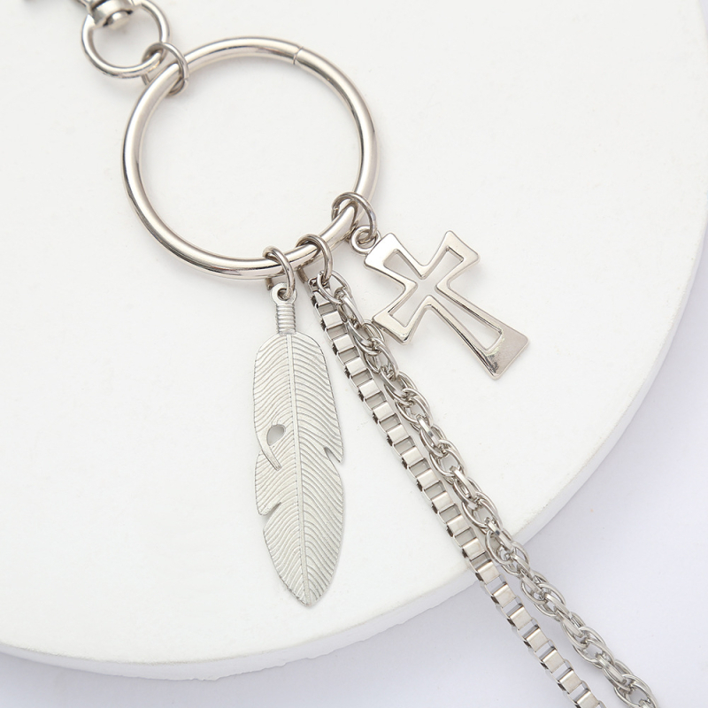 Lanț talie din metal Lan da, stil leisure, cu cercuri multiple