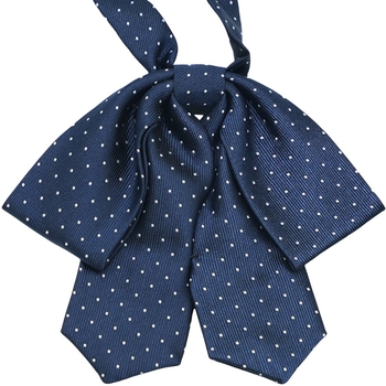 Fundă pentru guler cu floare – femei, stil coreean, tip săgeată, jacquard, poliester, model cu puncte