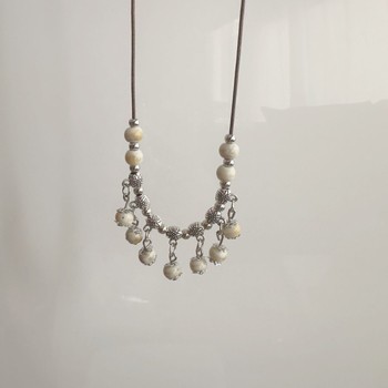 Pakabukas karolė - lydinys ir keramika, Kinijos stilius, elektroplakavimas, 2025 m. vasara