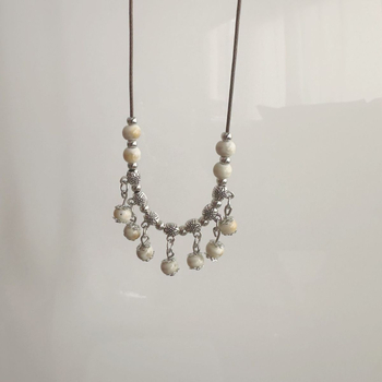 Pakabukas karolė - lydinys ir keramika, Kinijos stilius, elektroplakavimas, 2025 m. vasara