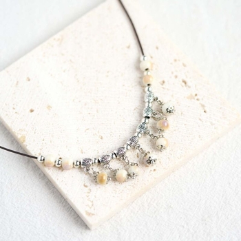 Pakabukas karolė - lydinys ir keramika, Kinijos stilius, elektroplakavimas, 2025 m. vasara