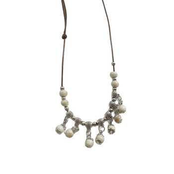 Pakabukas karolė - lydinys ir keramika, Kinijos stilius, elektroplakavimas, 2025 m. vasara