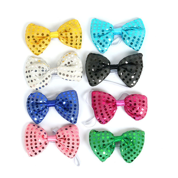 Papion luminos cu LED (iluminat LED, model în dungi, pânză pictată manual, unisex)