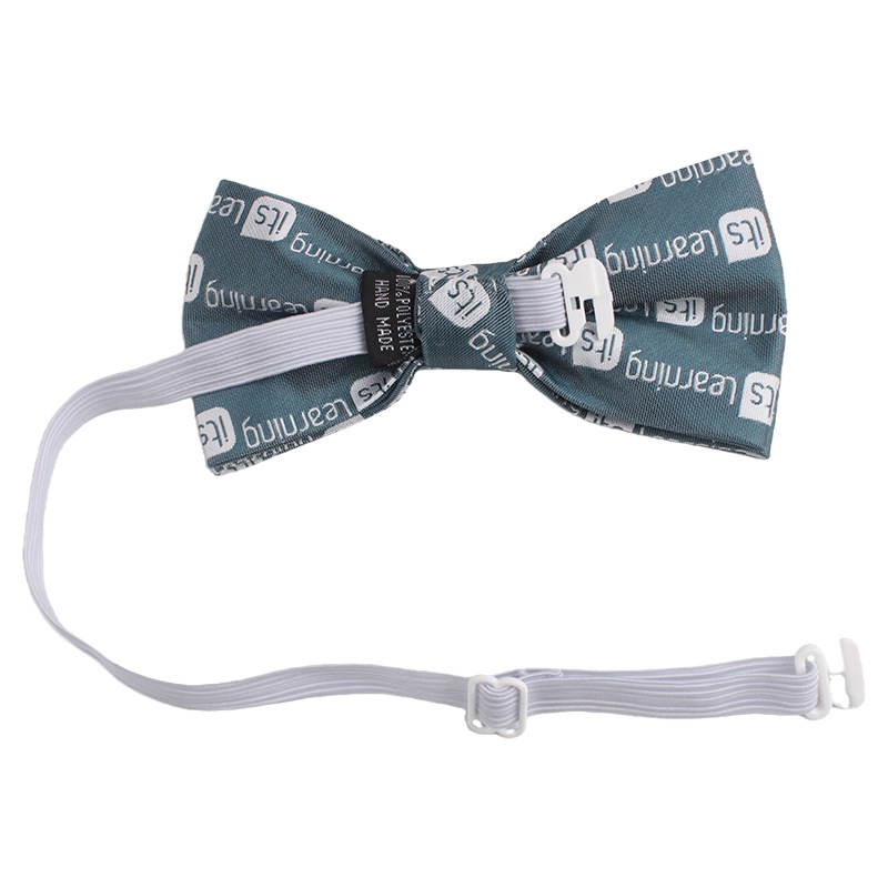 Papion cu logo personalizat broderie, Jacquard, unisex, poliester