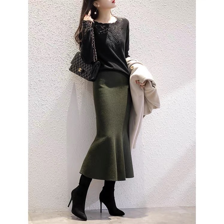 Set de guler cu broderie solubilă în apă, broderie perforată, guler din plasă și mâneci asortate pentru DIY față și spate