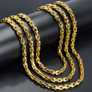 Nyaklánc rizsszem alakú lánccal, réz, elektroplattálás, stílus hideg szél, 2025 nyár