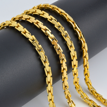 Nyaklánc rizsszem alakú lánccal, réz, elektroplattálás, stílus hideg szél, 2025 nyár