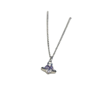 Colier din oțel titan cu zircon încrustat, pandantiv stea din cupru, lanț obișnuit