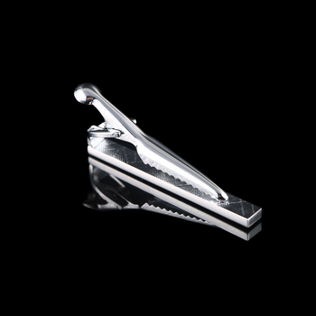 Ανδρικό κλιπ γραβάτας με κρύσταλλο σε ένθετο, χαλκός, 24K καθαρότητα, γεωμετρικός σχεδιασμός με επίπεδη κεφαλή (κλιπ γραβάτας; άνδρας; χαλκός; 24K; κρύσταλλο)