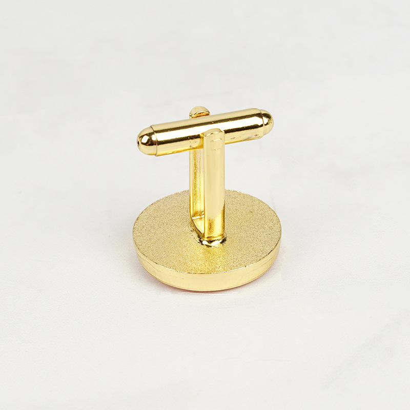 Clip cravată, cu cap plat, masculin, monocrom, aliaj zinc + cupru