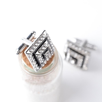 Κουμπέτες μανικιών από αχάτη, ζώδιο μοτίβο, κομψό στυλ