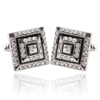 Κουμπέτες μανικιών από αχάτη, ζώδιο μοτίβο, κομψό στυλ