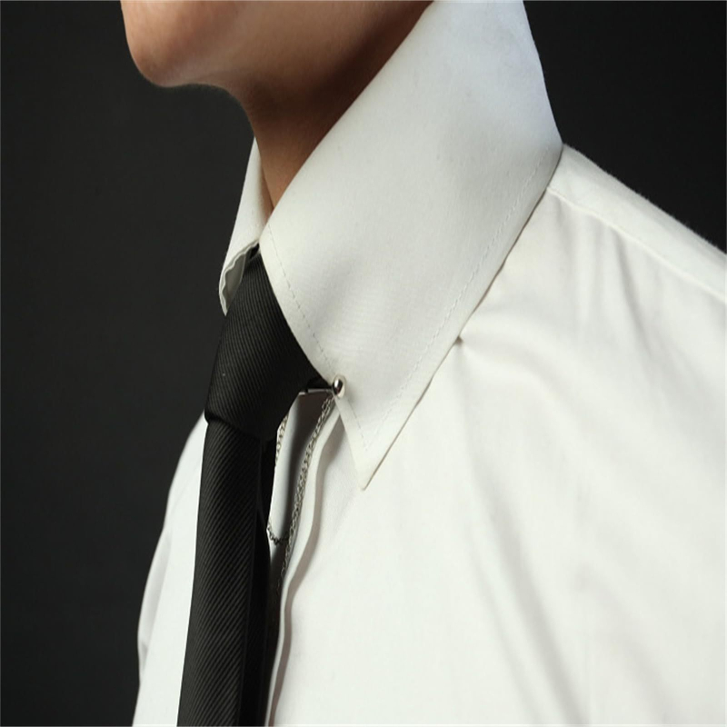 Clip de cravată din cupru cu ciucuri, cap plat, unisex, casual, placare electroplată, model monocrom