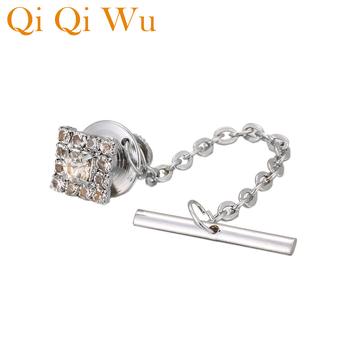 Clip cravată - cupru, electroplacat, floare de guler, stil geometric, pentru bărbați