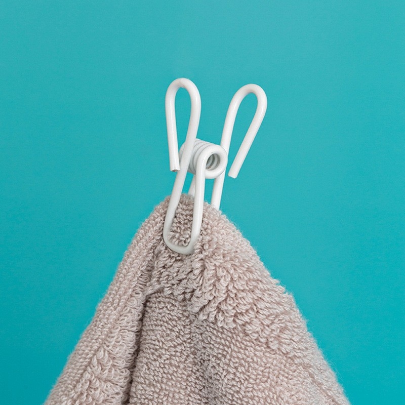 Qiao Le Clips metalice pentru uscare haine – pentru lenjerie, șosete și tricouri, clip rezistent la vânt, pachet de 240 de bucăți, stil modern minimalist