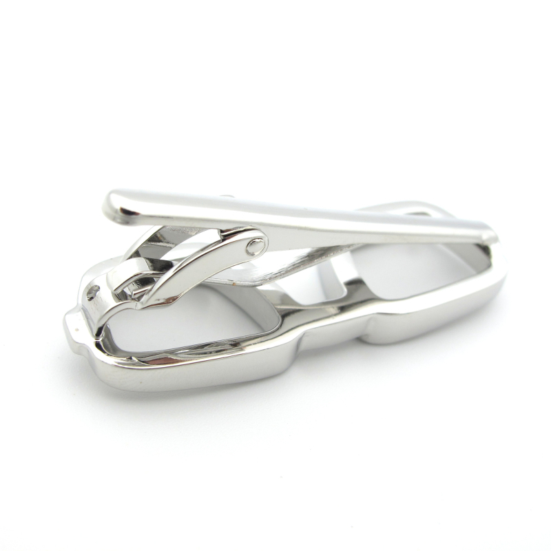 Kravatilips prillide raamiga kujul, vask, kahekordne elektroplaatimine, universaalne