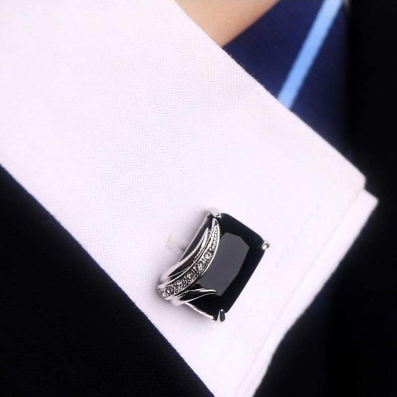 Set manžetnih kopči i klipsa za kravatu, agat, dizajn sazviježđa, proljeće 2025