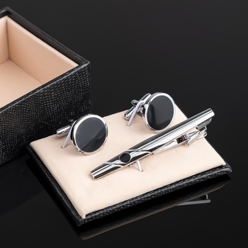 Mansetid — ümmarguse kujuga geomeetriline disain, unisex (Materjal: raud; Viimistlus: elektroplating; Kohandamine: Jah; Pakkimine: iseseisev pakk)