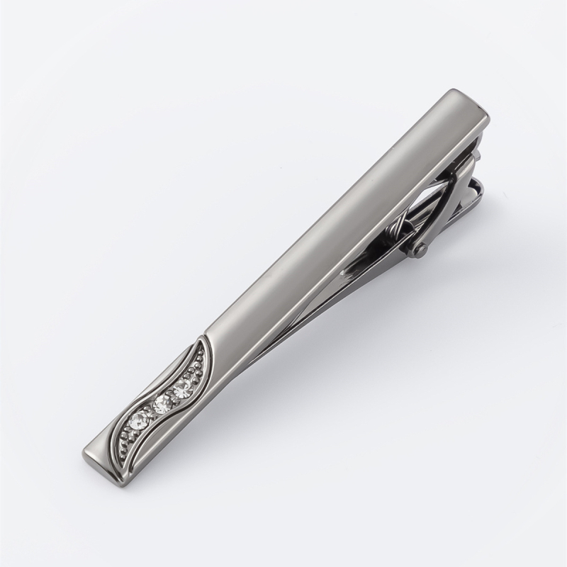 Kaklapaide klips ja mansettide komplekt – metall, unisex, geomeetriline kuju, elektroplating, kristall