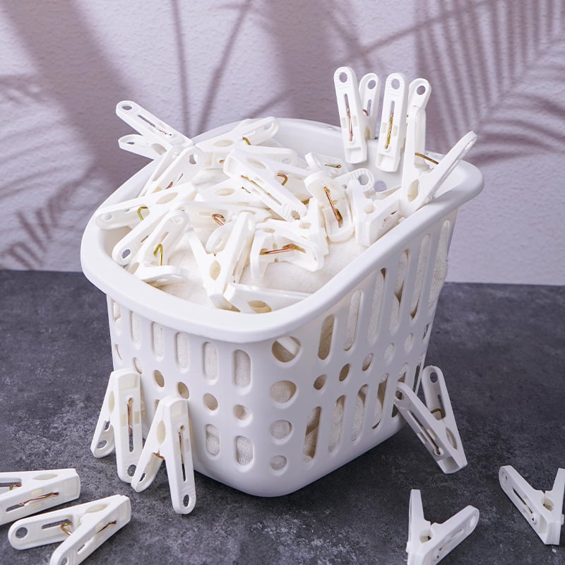 Klip za sušenje odjeće, plastični PP, model 001, paket 360 komada, višenamjenski za donje rublje, čarape i odjeću, moderan minimalistički dizajn.