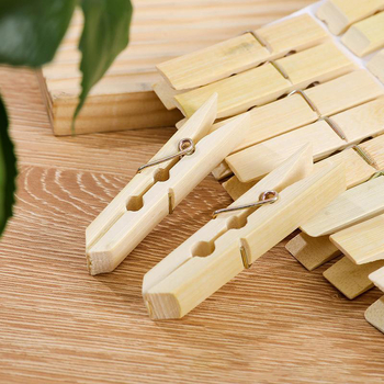 Bambusz ruhaszárító csipeszek, 20 darabos modell, otthoni használatra, doboz 250 darab.