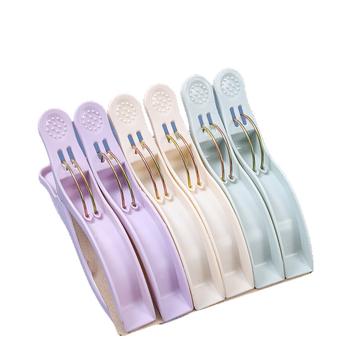 Műanyag szárítóklipek, modell 709-6, 6 darabos csomag, szélálló, quiltokhoz és ruhákhoz