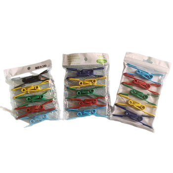 Ruhaakasztóklipszek – öntött műanyagból, nem hajlítható, 240 darabos doboz, többfunkciós ruhaszárításhoz és élelmiszer lezárásához