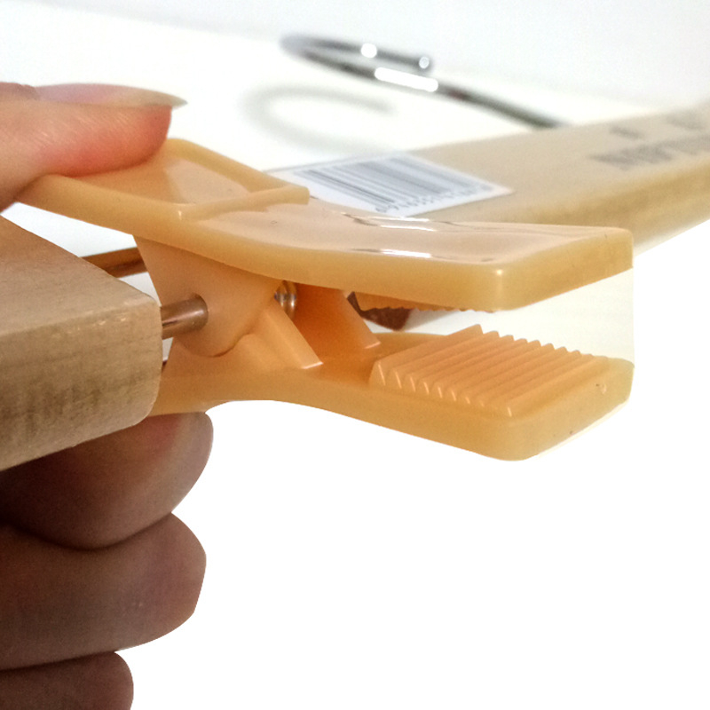 Raft pentru pantaloni din lemn cu clipsuri – Zhongtai, stil casnic, pentru umerașe, pantaloni și cravate