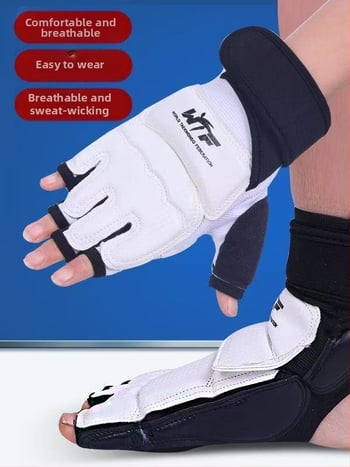 Taekwondo kéz- és lábvédő készlet — Zecheng Sports; Taekwondo edzésekhez megfelelő; kéz- és lábvédő védőfelszerelés