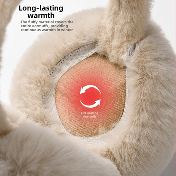 Téli Ear Muffs, összecsukható stílus, nemzeti dizájn, egyszínű, uniszex felnőttek, melegen tartanak