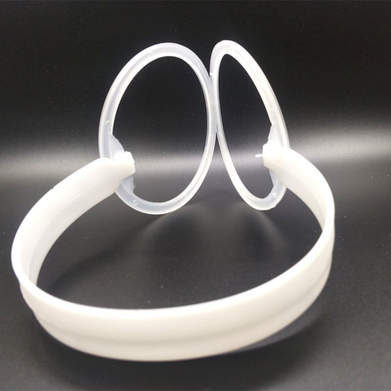 Pea- või päisega kokkuvolditavad kõrvakaitsed, plastikust, talviseks kasutamiseks, ühevärviline muster, täiskasvanud neutraalne