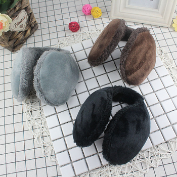 Meeste talve kõrvakaitsed, paksendatud soojuse jaoks, puuvillane materjal, ühesugune muster