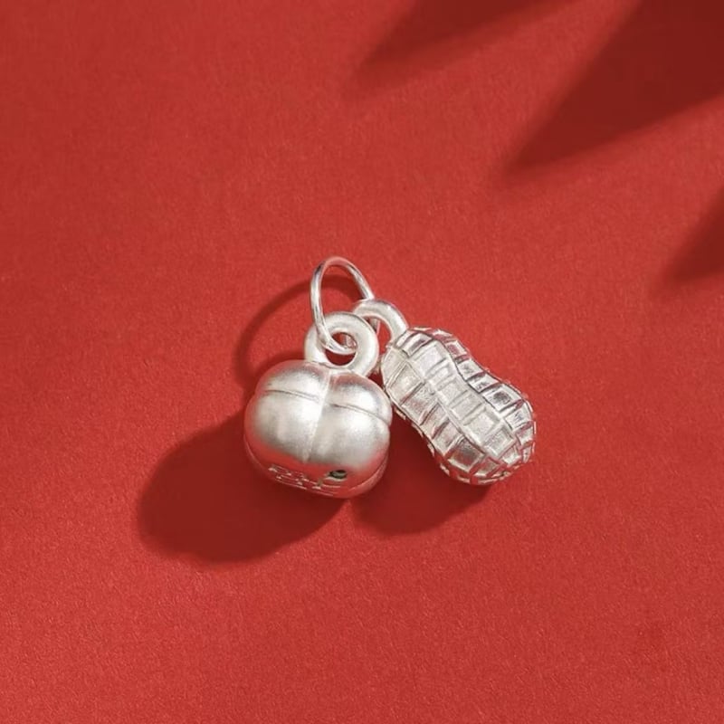 Huairen Κρεμαστό από Ασήμι 999 και DIY Βραχιόλι, Κατασκευή Seiko, 3D Ασημένιο Κόσμημα