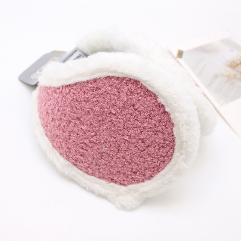 Plüüsist kõrvakaitsmed, tagakandmise stiil, hoiavad sooja reisimisel ja jalgrattasõidul