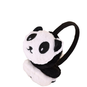 Laste plüüdkõrvakaitsed Panda – karikatatuurne stiil, talvine soojus