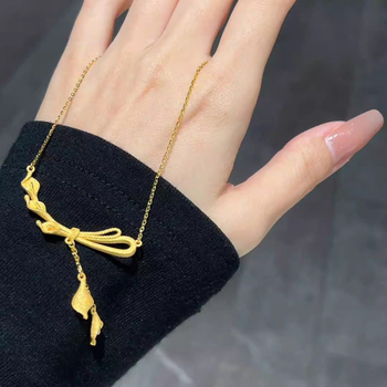 Colier din argint placat cu aur, pandantiv în formă de Calla Lily cu ciucuri, lanț pentru decolteu, stil pastoral