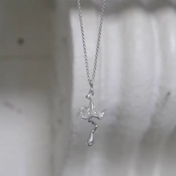 Colier cu pandantiv ciupercă, stil retro și design de nișă (Cupru; electroplacare; Lanț normal; Circumferință 41–50 cm; Tendință personalizată)