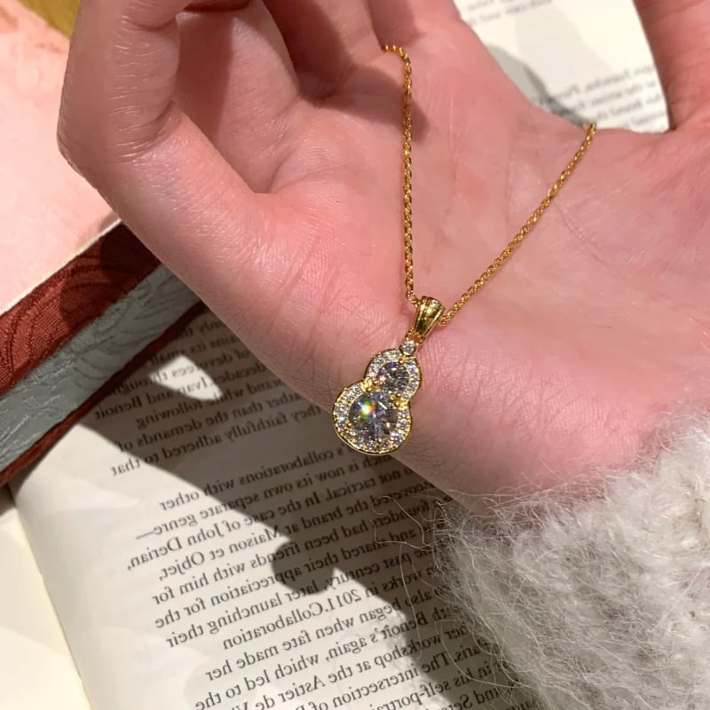 Colier cu pandantiv geometric din cupru, brand Zhenrong, placare electrolitică, stil lux lejer