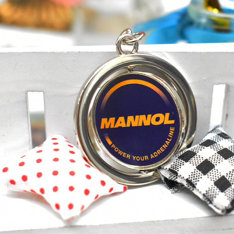 BRELOC METALIC 3D cu logo personalizat, finisaj email imitatie, stil lux ușor, pandantiv pentru geantă desen animat