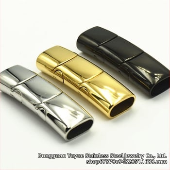 Yuyue Hardware încuietoare magnetică din oțel inoxidabil, ovală, cu trei secțiuni, lungime reglabilă, finisaj electroplacare