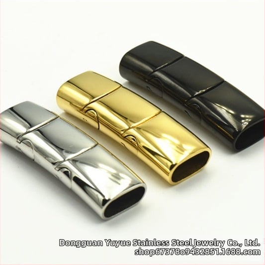 Yuyue Hardware încuietoare magnetică din oțel inoxidabil, ovală, cu trei secțiuni, lungime reglabilă, finisaj electroplacare