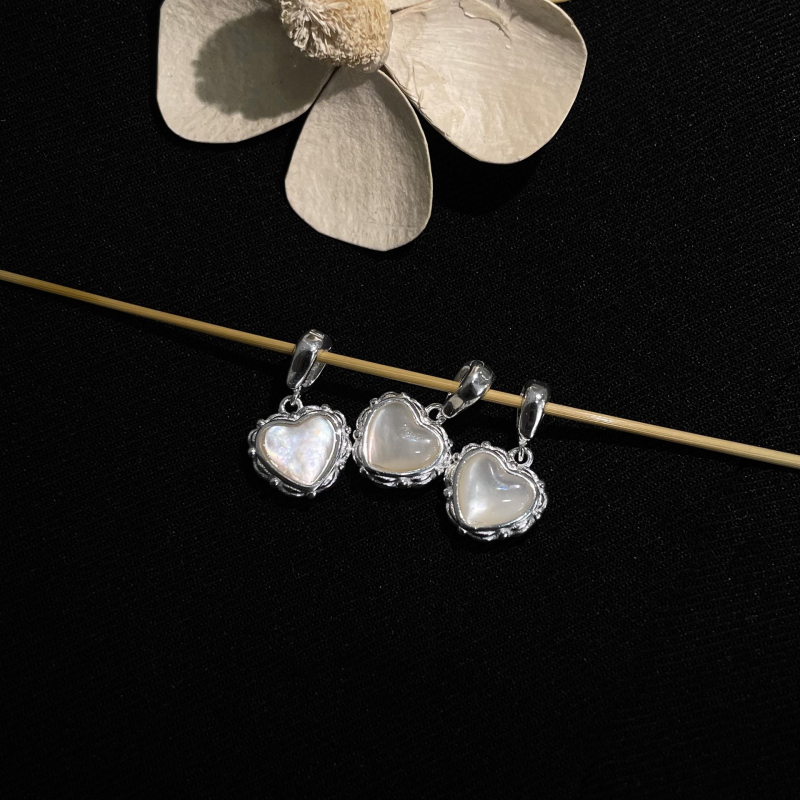 Lančić s privjeskom u obliku srca od srebra 925, elektroplakirano