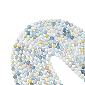 Mărgele libere – Acvamarin, Finisaj lustruit, Cod produs: Acvamarin, Brand: Luo Zhan