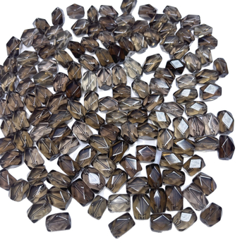 Dimni kvarc osmerokutni slobodni kamen za narukvicu DIY nakit (Smoky quartz)