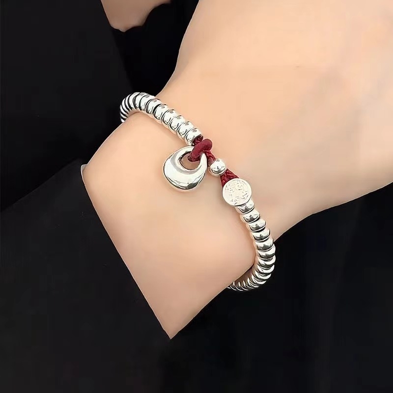 Käevõru köies - minimalistlik unisex, sünniaasta sümbol, elektroplaaditud