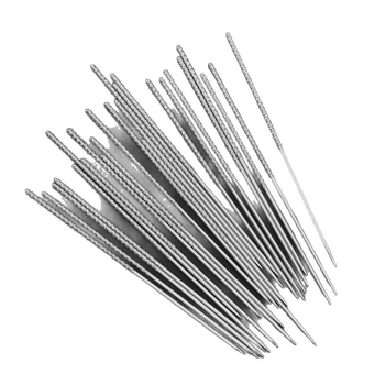 Igla s nazubljenom površinom za ručno uvijanje niti, šivaća igla za rubove hlača, igla od tvrdog karbonskog čelika, klasičan stil — 10.000 komada po paketu, 16,5 g po paketu