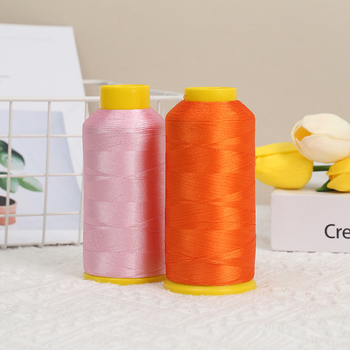 Fir broderie Rongfei, poliester, 108D/2, pentru îmbrăcăminte, textile de casă și panglici