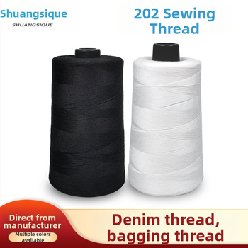 Ață de cusut poliester de înaltă viteză, marca Double Canary; 100% fibre scurte de poliester; Origine: Shunde, Foshan; Potrivit pentru genți, îmbrăcăminte și textile pentru casă.