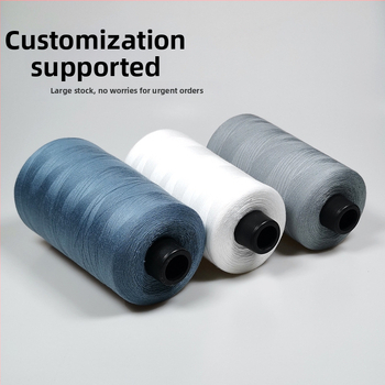 Ață de cusut poliester de înaltă viteză, marca Double Canary; 100% fibre scurte de poliester; Origine: Shunde, Foshan; Potrivit pentru genți, îmbrăcăminte și textile pentru casă.