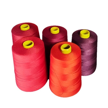 Fir de cusut poliester, rezistent la temperaturi înalte, cu fibră scurtă, rezistent la foc, viteză mare